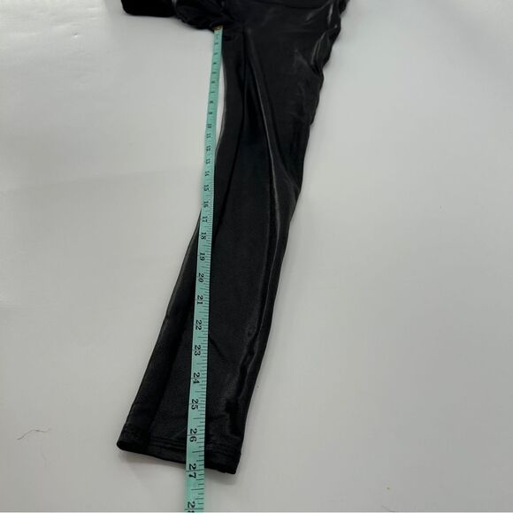 Spanx Faux Leather High-Waisted Legging Black Size Small - Picture 10 of 12